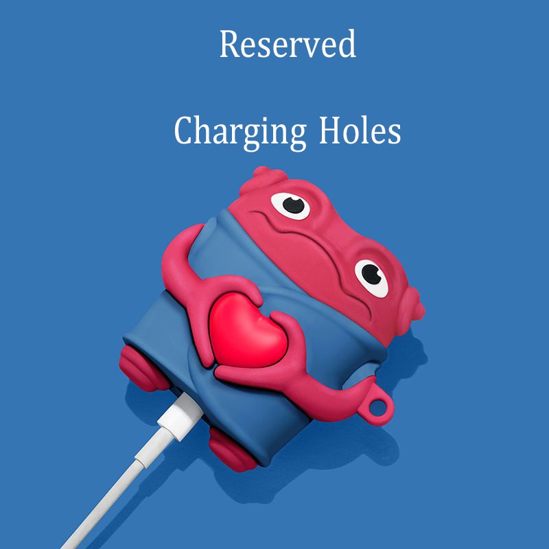 Cartoon Dream Works 'Pink Alien' Premium AirPods Case Shock Proof Cover