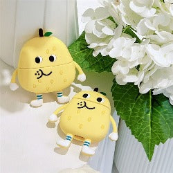 3D Cute Fruit 'Snow Pear' Premium AirPods Case Shock Proof Cover
